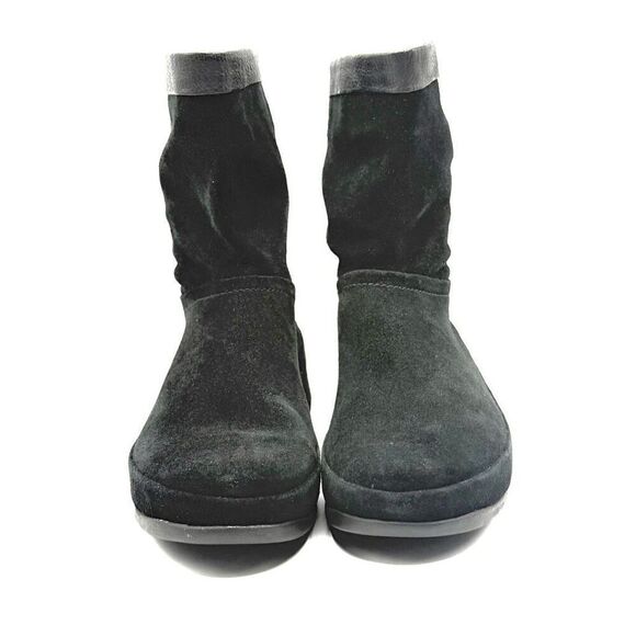 FitFlop Crush Suede Black Boots - Women’s US 7 - Picture 2 of 11